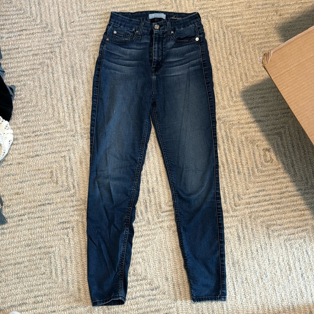 7 For All Mankind High-Rise Skinny Jean
